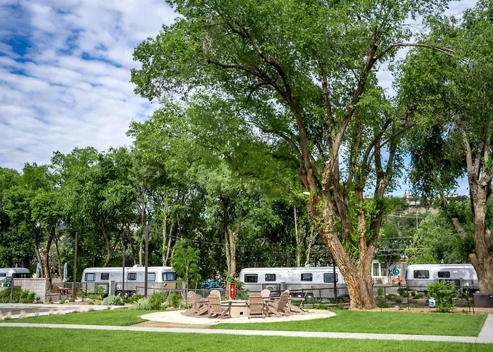 Airstream Near Whiskey Row And Granite Creek In Prescott, Az Prescott